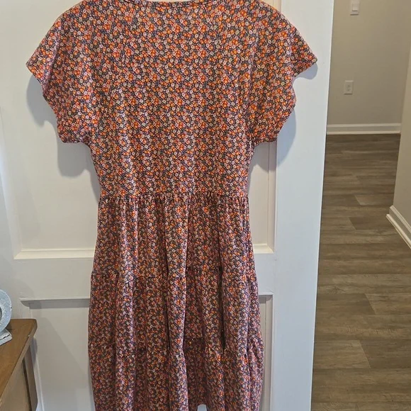 Urban Outfitters Red Floral Dress - Picture 9 of 10